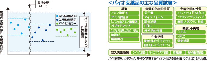 バイオ医薬品の主な品質試験